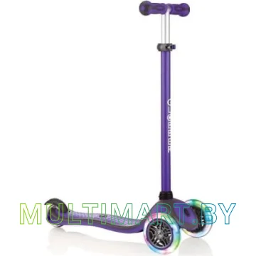 Самокат Globber Primo Plus Lights (фиолетовый)